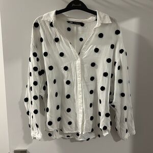 Zara Polka Dot Blouse
